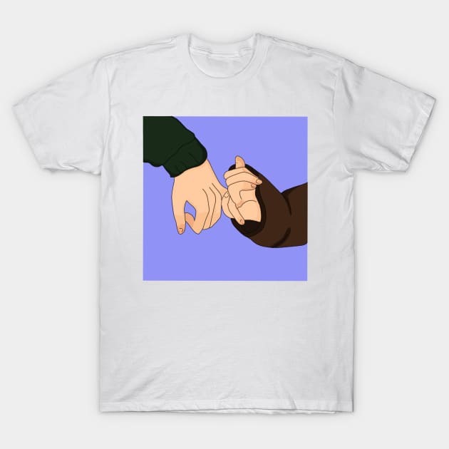 Pinky Promise T-Shirt by kailanjadeart